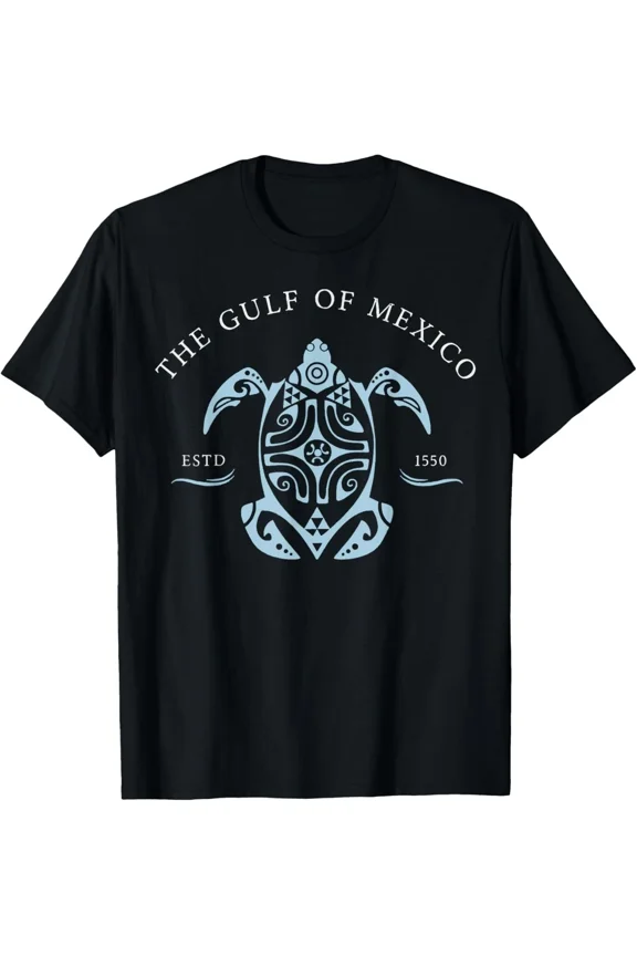 Gulf Of Mexico Love Turtle Lover The Best Present Graphic New Unisex T-Shirt, up to size 5xl