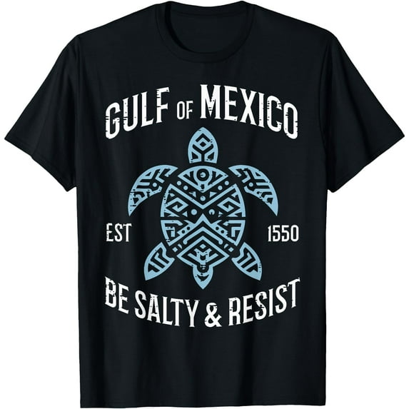 Gulf Of Mexico Resist Resistance Men Women Kids T-Shirt,Black tee
