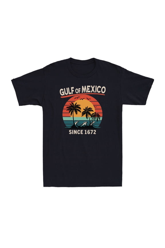Gulf Of Mexico Shirt Vintage Gulf Of Mexico Since 1672 Men'S T-Shirt Unisex Full Size S-5XL
