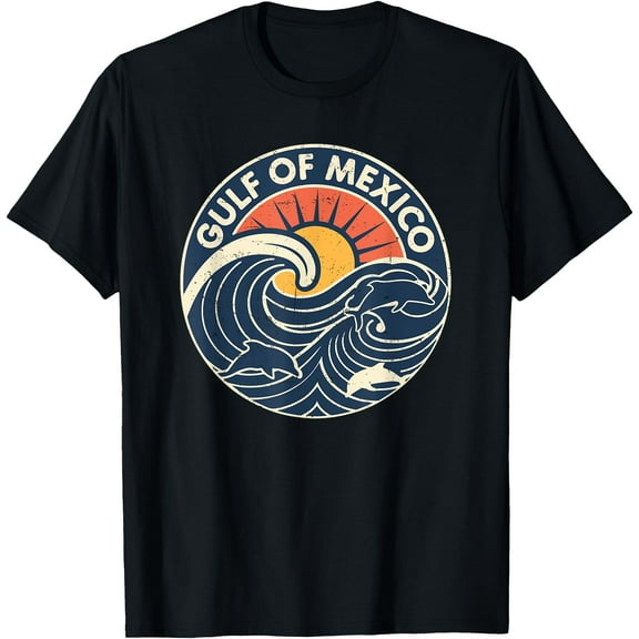 Gulf Of Mexico T-Shirt,Black tee