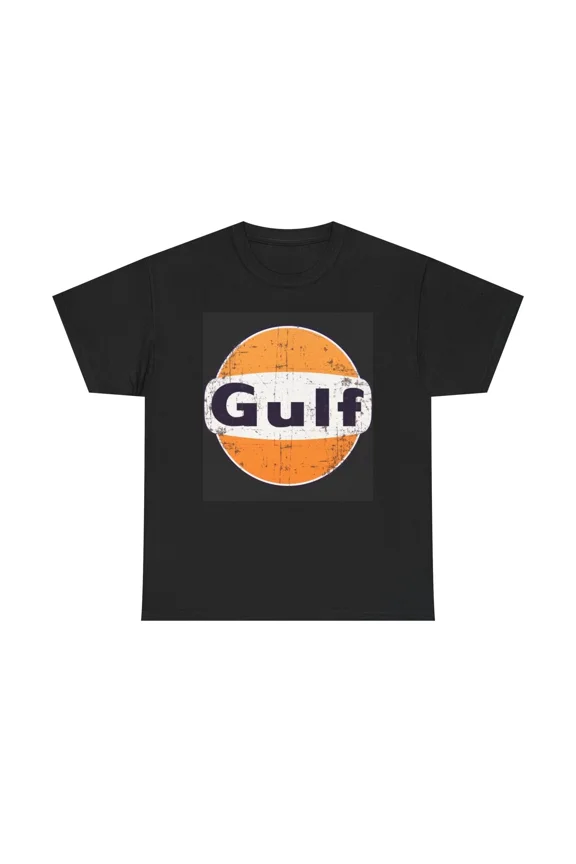 Gulf Racing Vintage Logo Retro Motorsports Graphic Cotton Unisex T-Shirt up to size 5XL