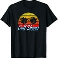 thumbnail image 1 of Gulf Shores, Alabama USA - Gulf of Mexico T-Shirt,Black tee, 1 of 6
