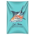 thumbnail image 1 of Gulf Stream Marlin Ocean Game Fishing Charter Boat Home Business Office Sign, 1 of 4