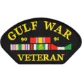 thumbnail image 1 of Eagle Emblems PM1449 Patch - Gulf War, Hat, Veteran - 5.25 x 3 in., 1 of 2