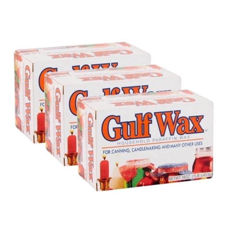 Gulf Wax 203060005 Household Paraffin Wax, 1-Lb. - Quantity 24 