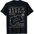 thumbnail image 1 of Gulf of Mexico 1672 Historic Map T-Shirt, 1 of 8