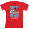 thumbnail image 1 of Gulf of Mexico Always & Forever Youth Red Crew Neck Short Sleeve Tee-Medium, 1 of 2