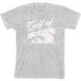 thumbnail image 1 of Gulf of Mexico Black and White Wave Youth Heather Gray Crew Neck Short Sleeve Tee-Medium, 1 of 2