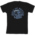 thumbnail image 1 of Gulf of Mexico Forever Vintage Skeleton Youth Black Crew Neck Short Sleeve Tee-Medium, 1 of 2