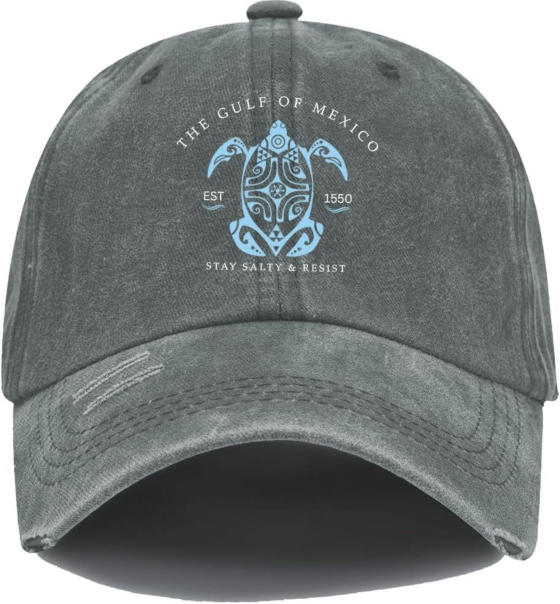 Produktbild von Gulf Of Mexico Hat Since 1672 Mexican Flag Mexico Hat Men Women Trucker Hat Dad Baseball Cap