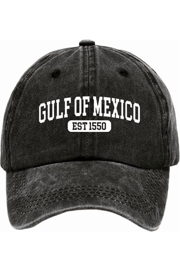 Gulf of Mexico Hat Vintage Gulf of Mexico Baseball Cap for Men Women