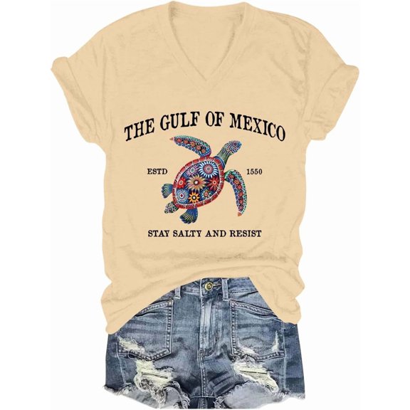 Gulf of Mexico Stay Salty and Resist Shirt, Gulf of Mexico Shirts