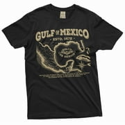 Gulf of Mexico T-shirt origin of Gulf of Mexico history mens tee shirt