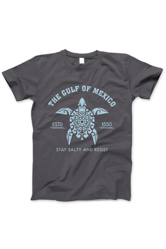 Gulf of Mexico Turtle T-Shirt – Tribal Sea Turtle Graphic Tee, Retro Ocean Beach Vibes Shirt, Unisex Coastal Vacation Top