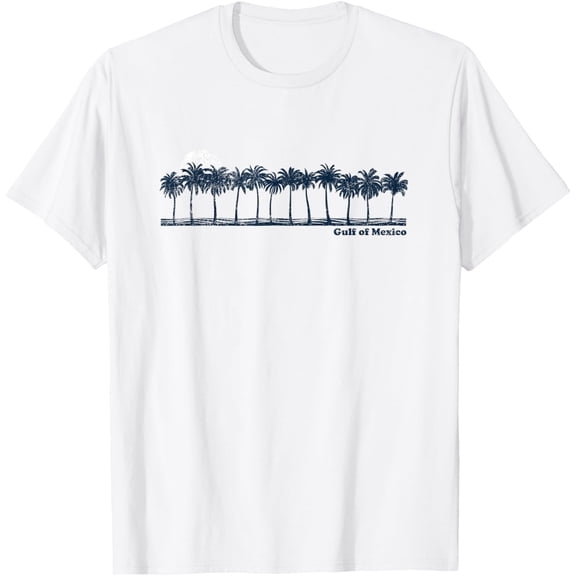 Gulf of Mexico Vintage 70s Retro Throwback Design T-Shirt