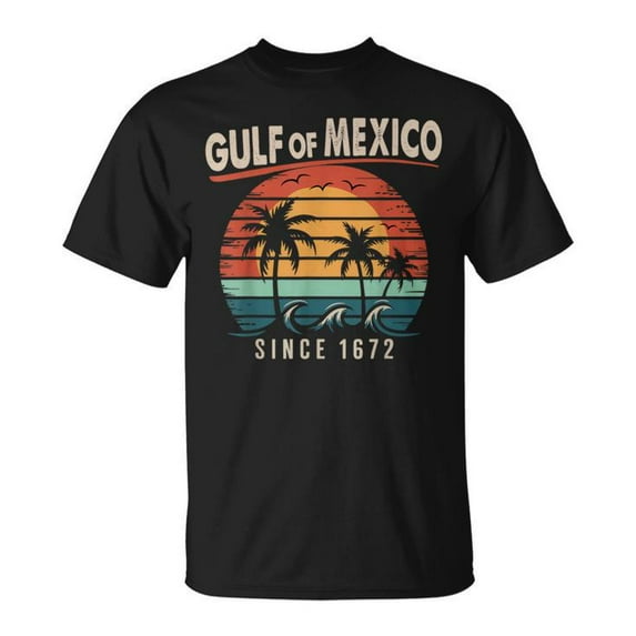 Gulf of Mexico Vintage Gulf of Mexico Since 1672 T-Shirt - Vintage Gulf of Mexico Shirt, Retro Coastal Apparel, Gulf History Design, Since 1672 Tee