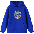 thumbnail image 1 of Gulf of Mexico Wave Text Youth Royal Blue Long Sleee Hoodie-XL, 1 of 3