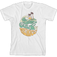 thumbnail image 1 of Gulf of Mexico Wave Text Youth White Crew Neck Short Sleeve Tee-Medium, 1 of 2