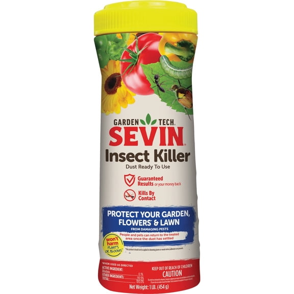 Gulfstream Garden Tech Sevin Dust Lawn & Plant Insect Killer - Pack of 4