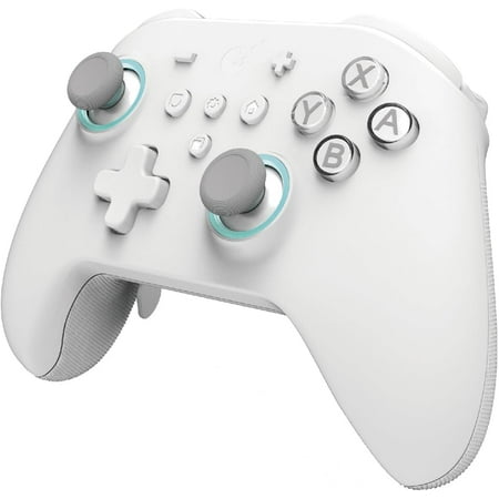 GuliKit KK3 Max Wireless Controller with Hall Effect Joysticks, Compatible with Switch/PC/Android/iOS/Steam Deck - White