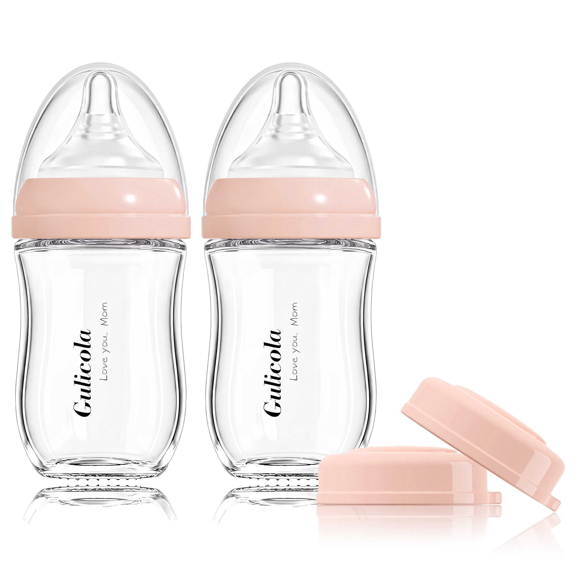 Bady Rng Gulicola, Baby Bottle, 5 oz, Wide Neck with Slow Flow Nipple - Walmart.com