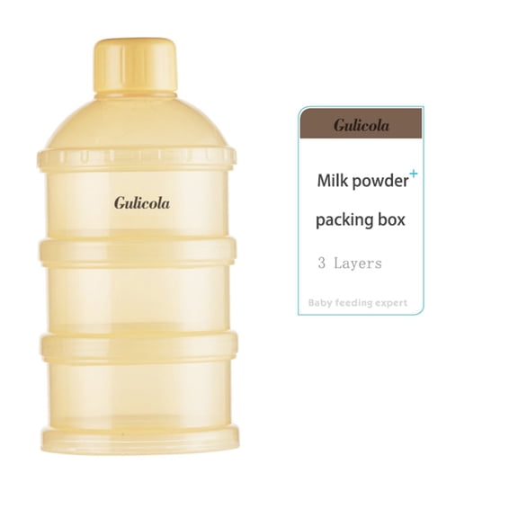 Gulicola Baby Stackable Formula Dispenser, Newborn Baby Travel Milk Powder Container, BPA Free