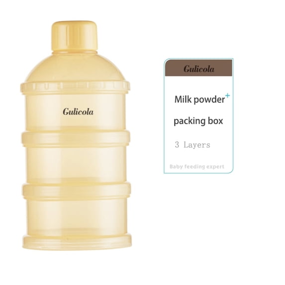 Gulicola Baby Stackable Formula Dispenser, Newborn Baby Travel Milk Powder Container, BPA Free