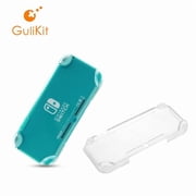 Gulikit Clear Crystal Case for Nintendo Switch Lite   Shockproof Protective Shell Compatible with Route Air Adapter, Scratch-Resistant & Slim Design for Handheld Gaming