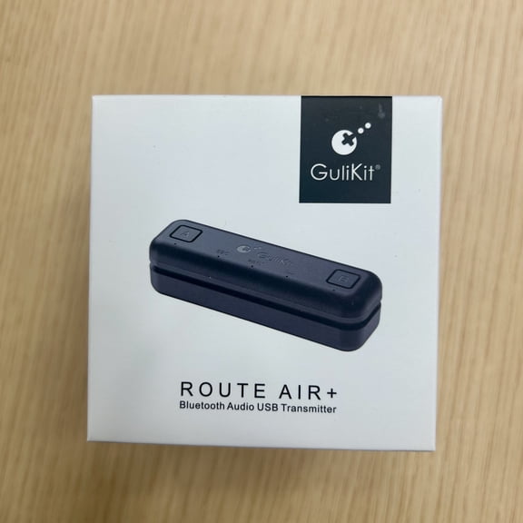 Gulikit Route Air Bluetooth 5.0 Audio Adapter – Qualcomm Chip, Wireless Headphone Receiver for PS5/PS4/Switch/NS, Low-Latency Gaming Audio