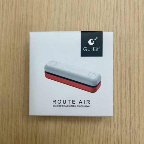 Gulikit Route Air Bluetooth 5.0 Audio Adapter – Qualcomm Chip, Wireless Headphone Receiver for PS5/PS4/Switch/NS, Low-Latency Gaming Audio