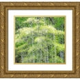 thumbnail image 1 of Gulin, Sylvia 13x12 Gold Ornate Wood Framed with Double Matting Museum Art Print Titled - Washington State-Snoqualmie forest edge in spring with dogwoods blooming, 1 of 4