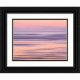 thumbnail image 1 of Gulin, Sylvia 14x12 Black Ornate Wood Framed with Double Matting Museum Art Print Titled - Oregon-Cannon Beach and a dreamy view of the beach at low tide at sunset, 1 of 4