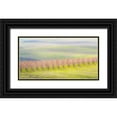 thumbnail image 1 of Gulin, Sylvia 18x11 Black Ornate Wood Framed with Double Matting Museum Art Print Titled - Oregon-The Dalles-Orchard just south of The Dalles cherry trees, 1 of 4
