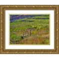 thumbnail image 1 of Gulin, Sylvia 18x15 Gold Ornate Wood Framed with Double Matting Museum Art Print Titled - USA-Washington State-Palouse with hillside of vetch, 1 of 4