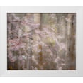 thumbnail image 1 of Gulin, Sylvia 31x26 White Modern Wood Framed Museum Art Print Titled - USA-Washington State-Fall City-Springtime cherry trees blooming along Snoqualmie River, 1 of 4
