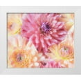 thumbnail image 1 of Gulin, Sylvia 31x26 White Modern Wood Framed Museum Art Print Titled - Washington State-Sammamish Dahlia flower design and patterns, 1 of 4