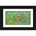 thumbnail image 1 of Gulin, Sylvia 32x19 Black Ornate Wood Framed with Double Matting Museum Art Print Titled - USA-Washington State-Palouse and field of red poppies, 1 of 4
