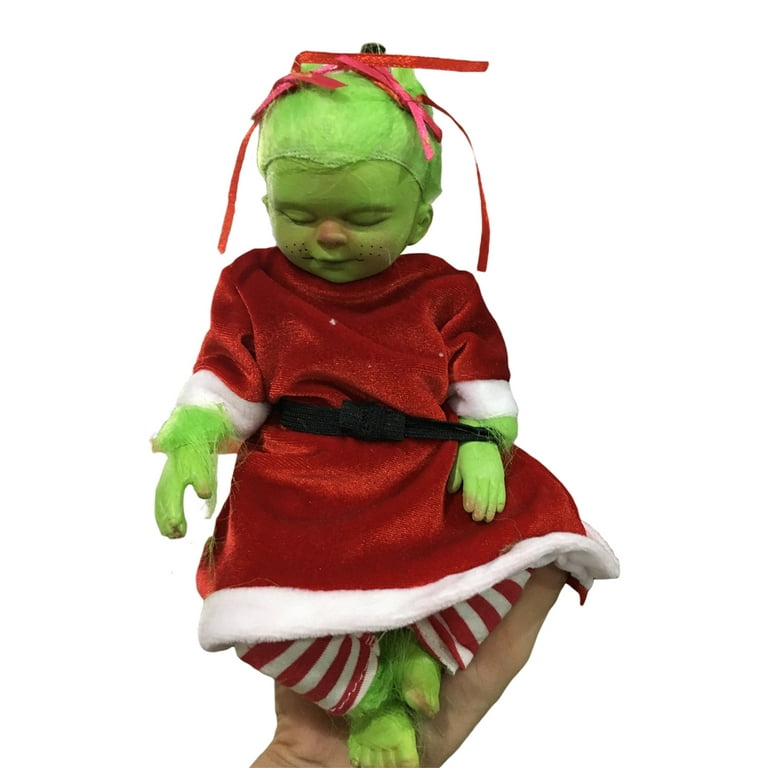 Christmas Freak Grinch Toy Realistic Cartoon Doll Simualtion Doll