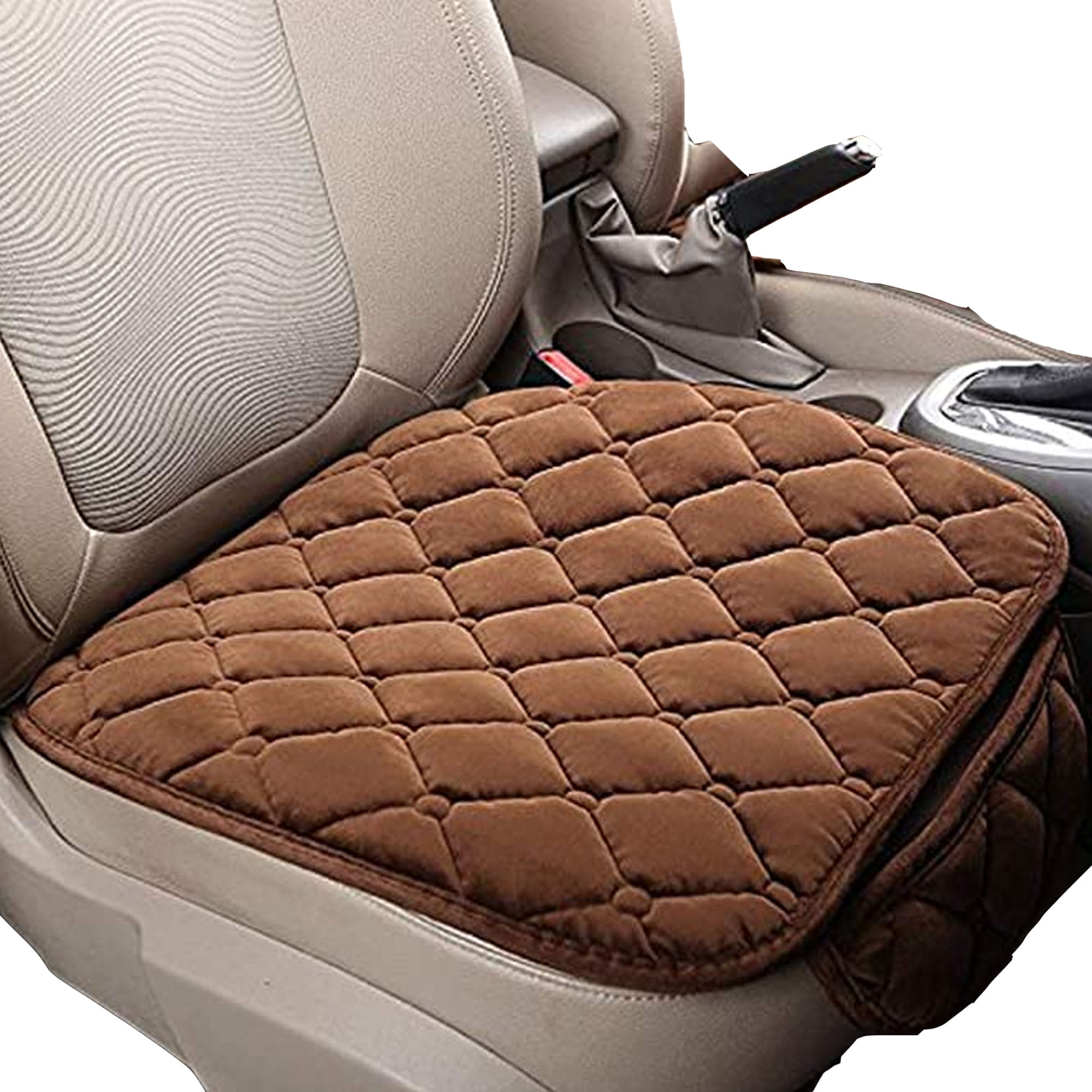Car Accessory Seat Cover Universal Coffee Color Pure Leather Auto