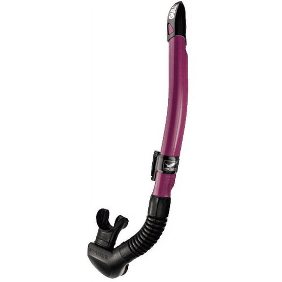 Gull Leila Stable Black Silicone Snorkel, Violet