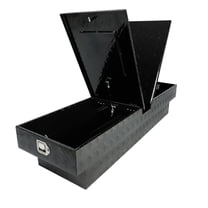 Gull Wing Crossover Truck Tool Box, 70"X20"X13" Aluminum Pickup Truck Bed Waterproof Tool Box Trailer Storage Organizer w/Lock & Key