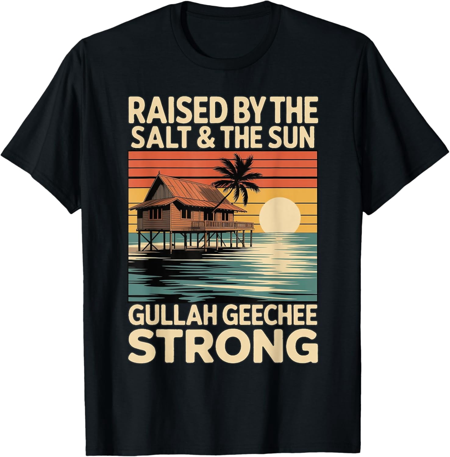Gullah Geechee Coastal Salt Sun T-Shirt - Walmart.com