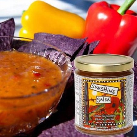 Gullah Gourmet - Sunshine Salsa -Vidalia Onion Peach Salsa - 10 OZ