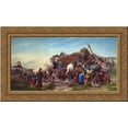 thumbnail image 1 of Gulliver 24x16 Gold Ornate Wood Framed Canvas Art by Vibert, Jehan Georges, 1 of 2