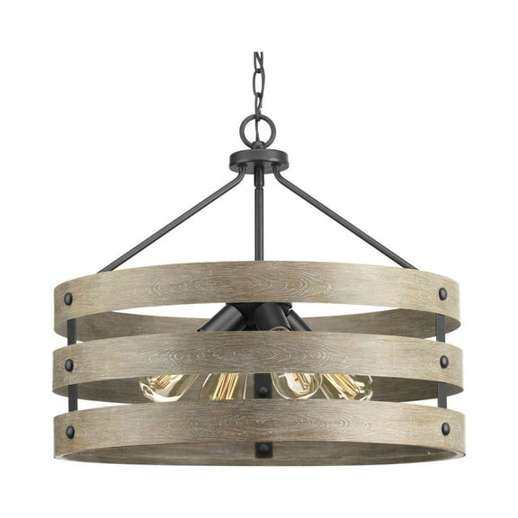 Gulliver Collection Four-Light Graphite Coastal Pendant Light
