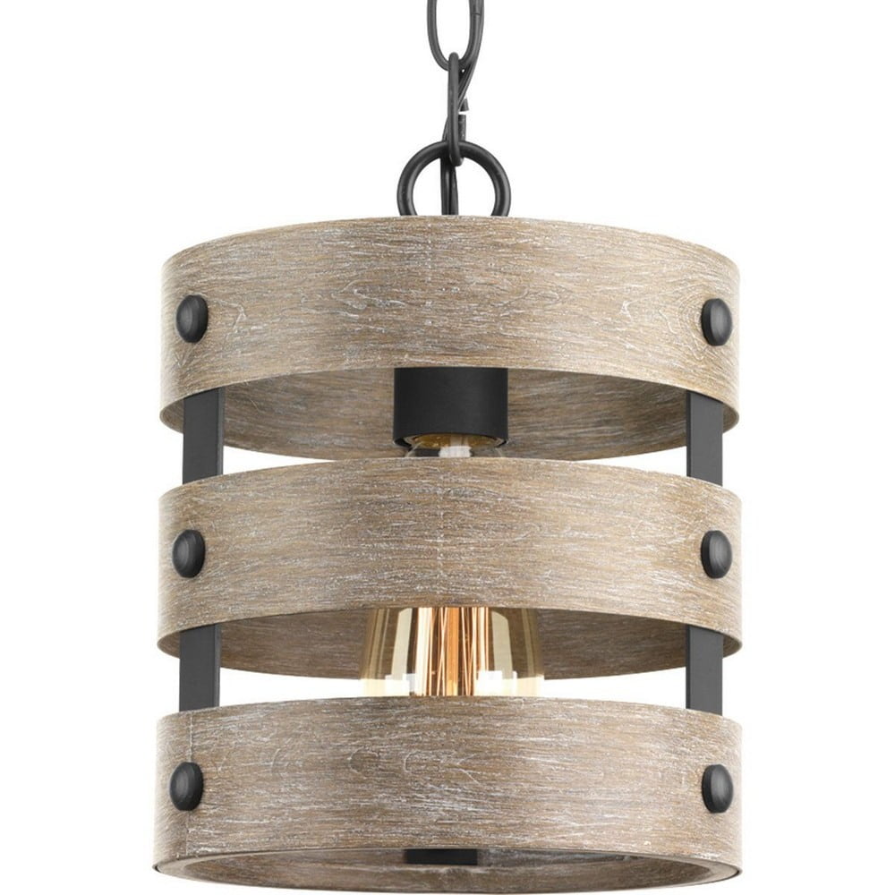Gulliver Graphite 10" Mini Drum Pendant Light