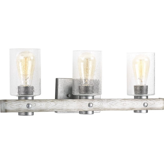Deviantart Gulliver Gulliver Collection Three-Light Galvanized Finish Clear Seeded Glass ...