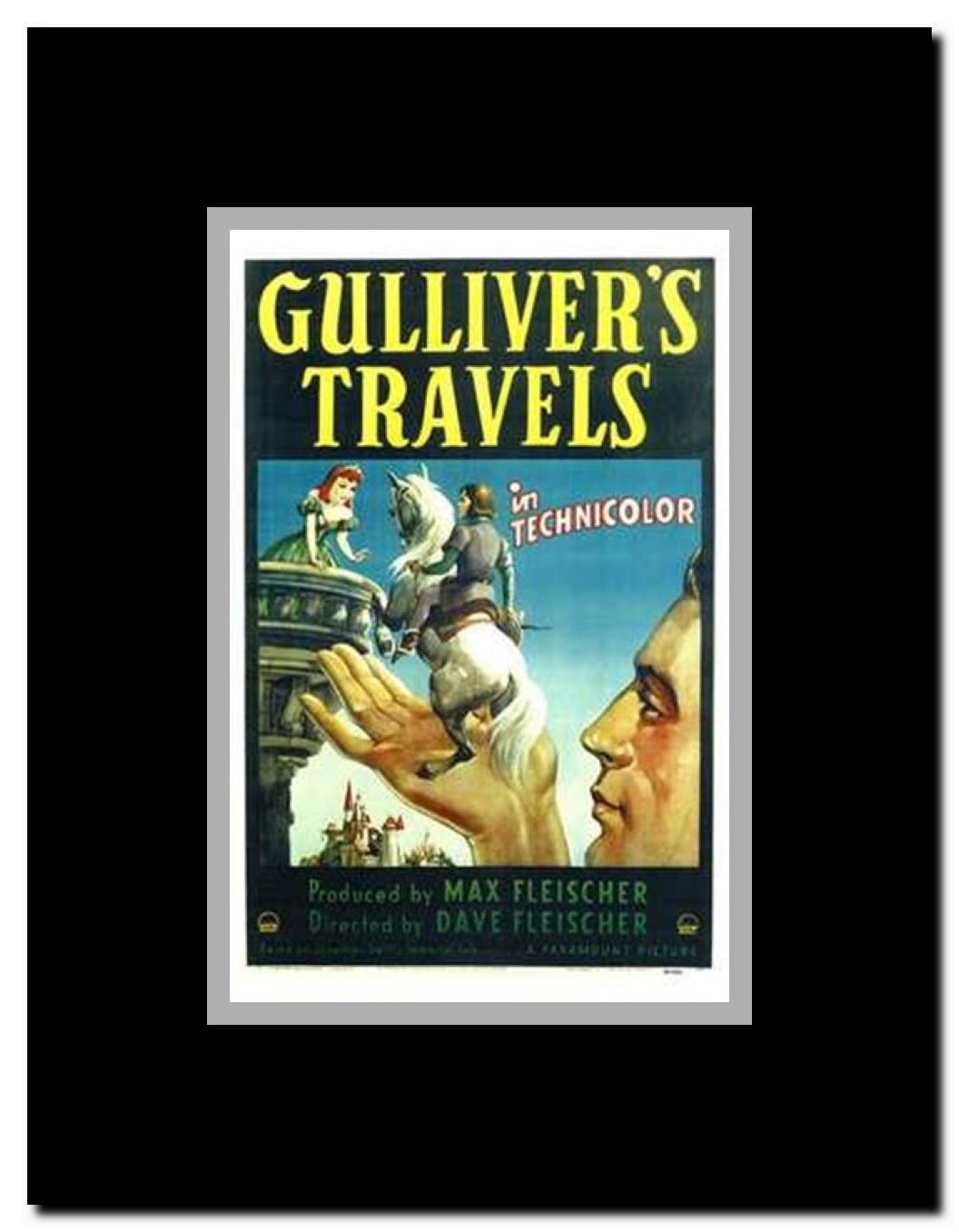 Gulliver's Travels Framed Movie Poster