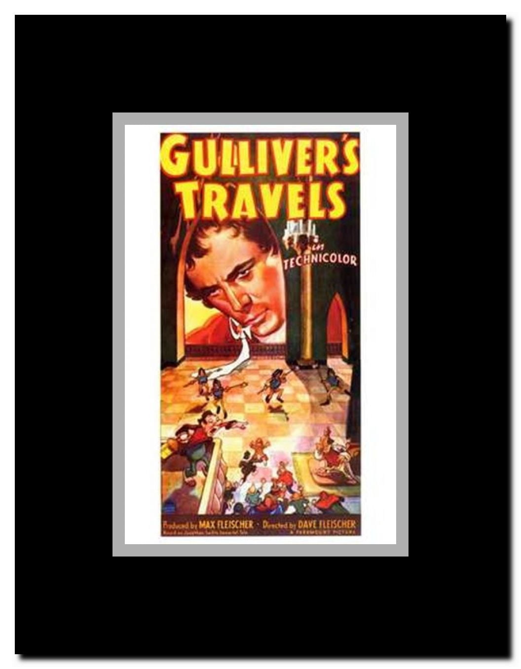 Gulliver's Travels Framed Movie Poster