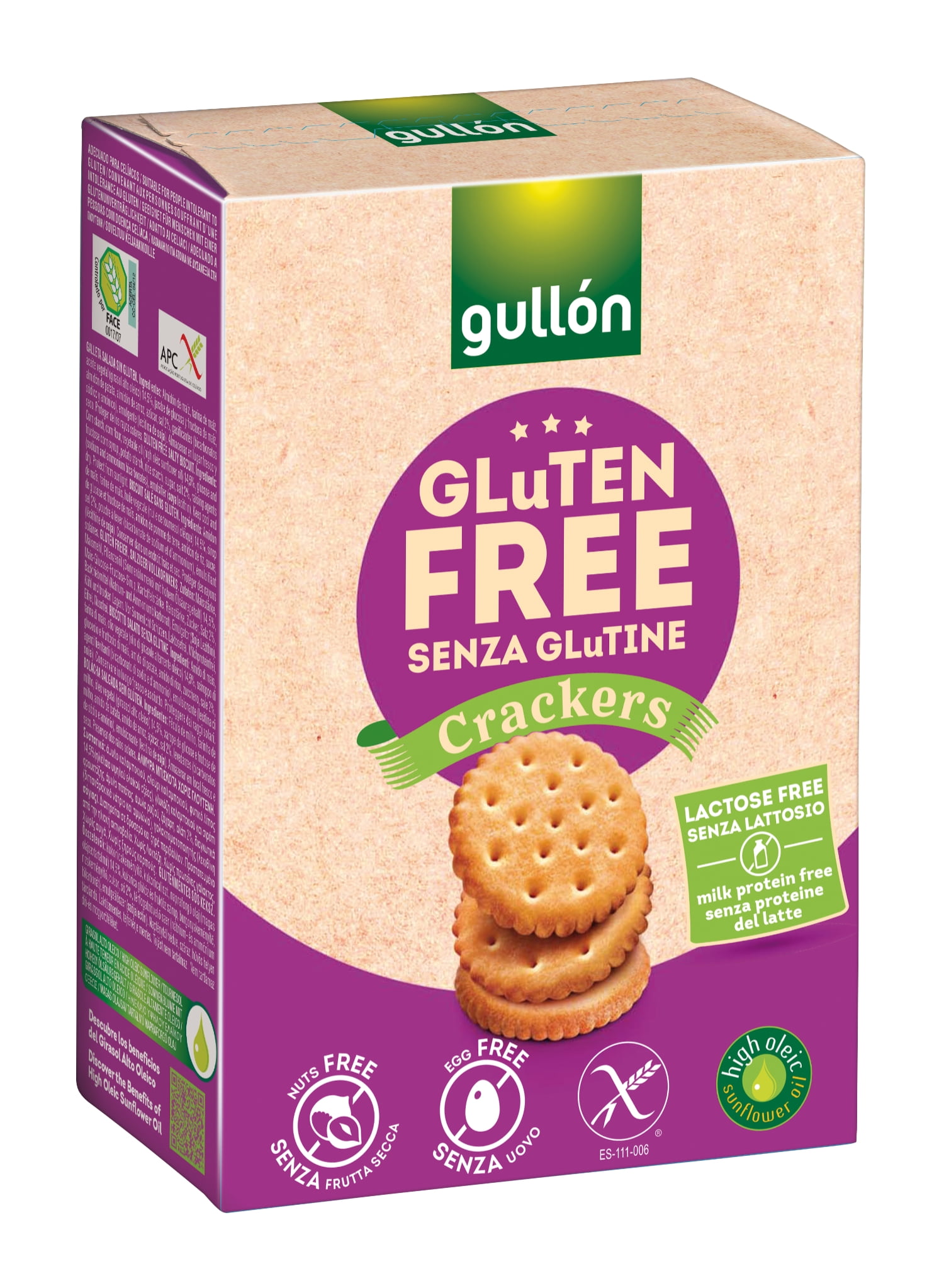 Gullon Gluten Free Cracker, 7.05oz